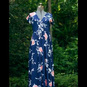 Floral maxi dress